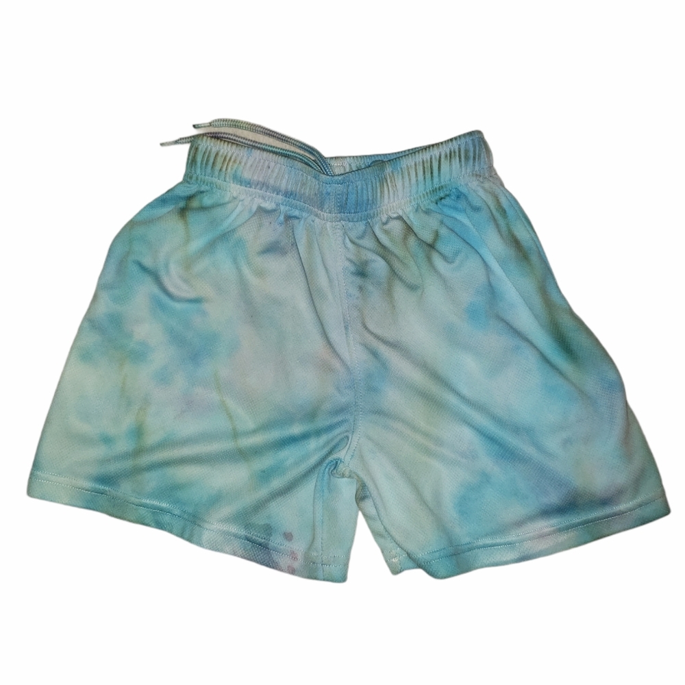 One of a kind tie dye fruit of the loom shorts